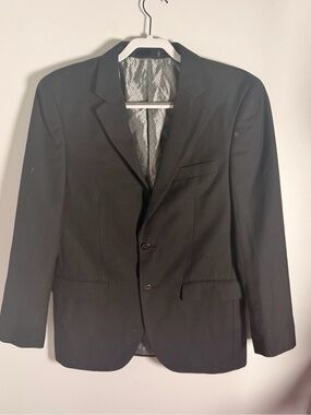 Alberto Cardinal Mens business classy black suit tailored fit